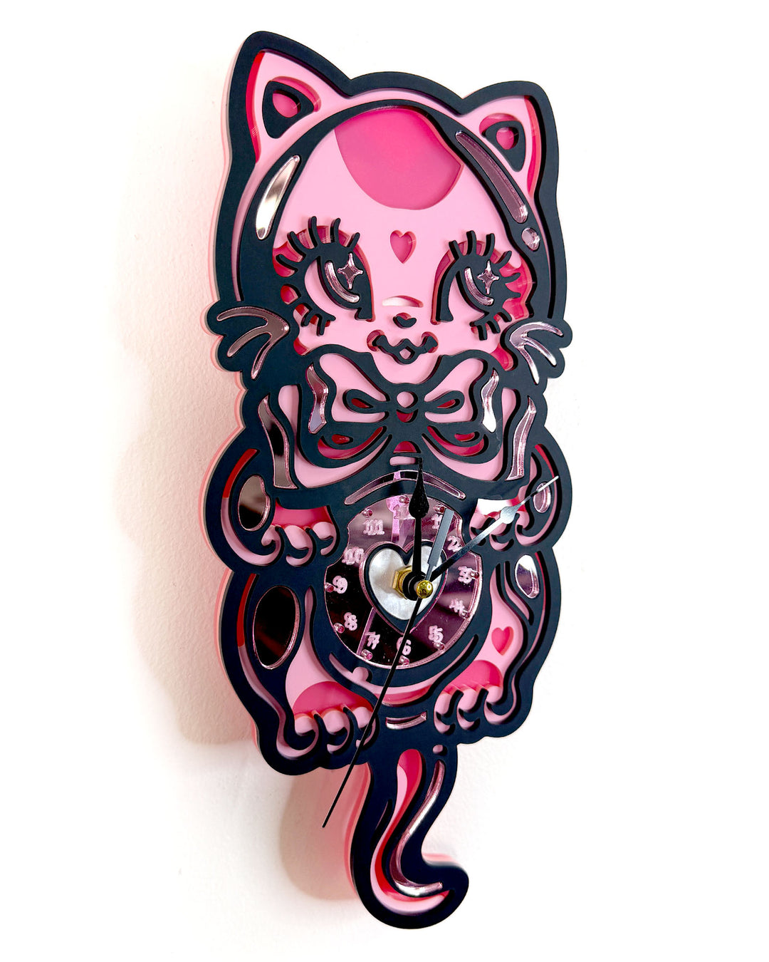 Kitty Clock 30cm/11.8"