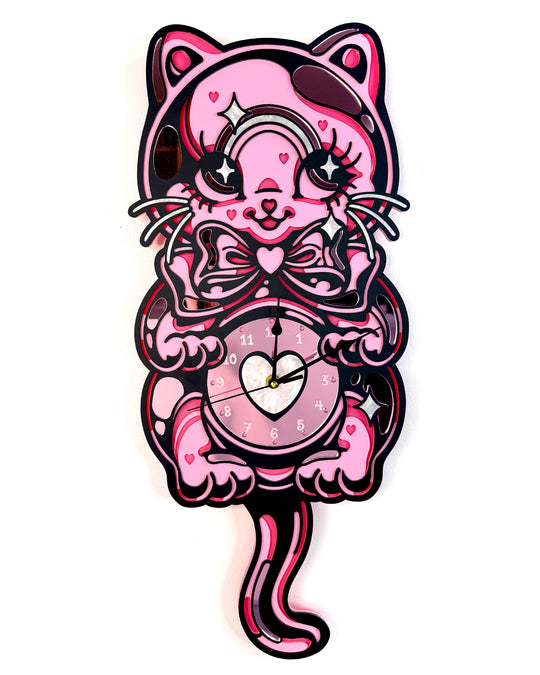Kitty Clock 60cm/23.6"