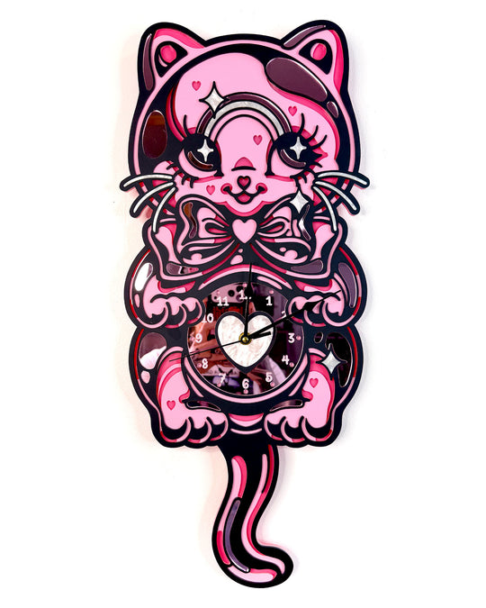 Kitty Clock 60cm/23.6"