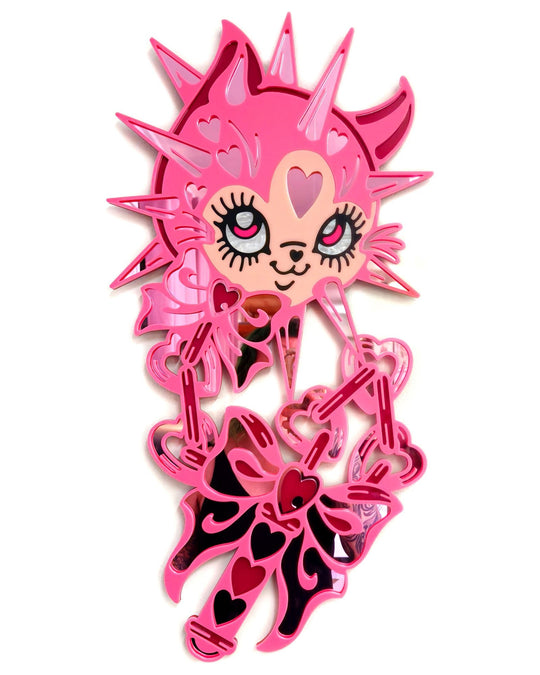 Kitten Flail 60cm/23.6" (Pink) - Ella Mobbs