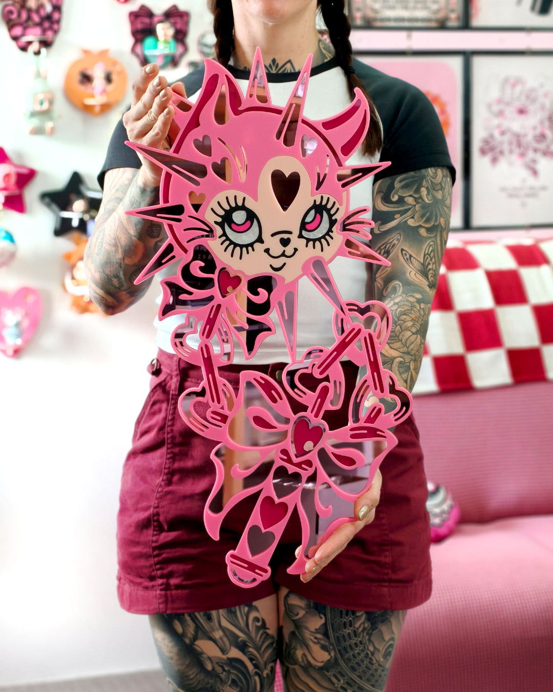 Kitten Flail 60cm/23.6" (Pink) - Ella Mobbs