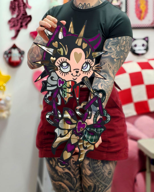 Kitten Flail 60cm/23.6" (Purple) - Ella Mobbs