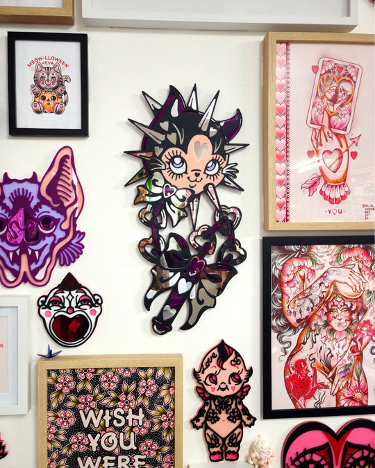 Kitten Flail 60cm/23.6" (Purple) - Ella Mobbs