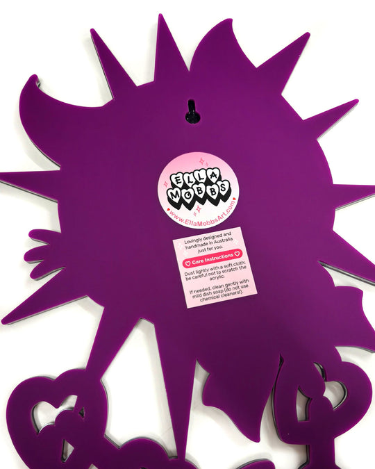 Kitten Flail 60cm/23.6" (Purple) - Ella Mobbs