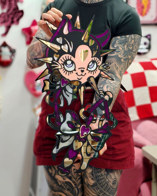 Kitten Flail 60cm/23.6" (Purple) - Ella Mobbs