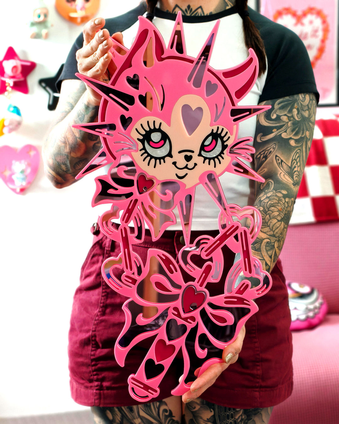 Kitten Flail - Wall Hanging - Large