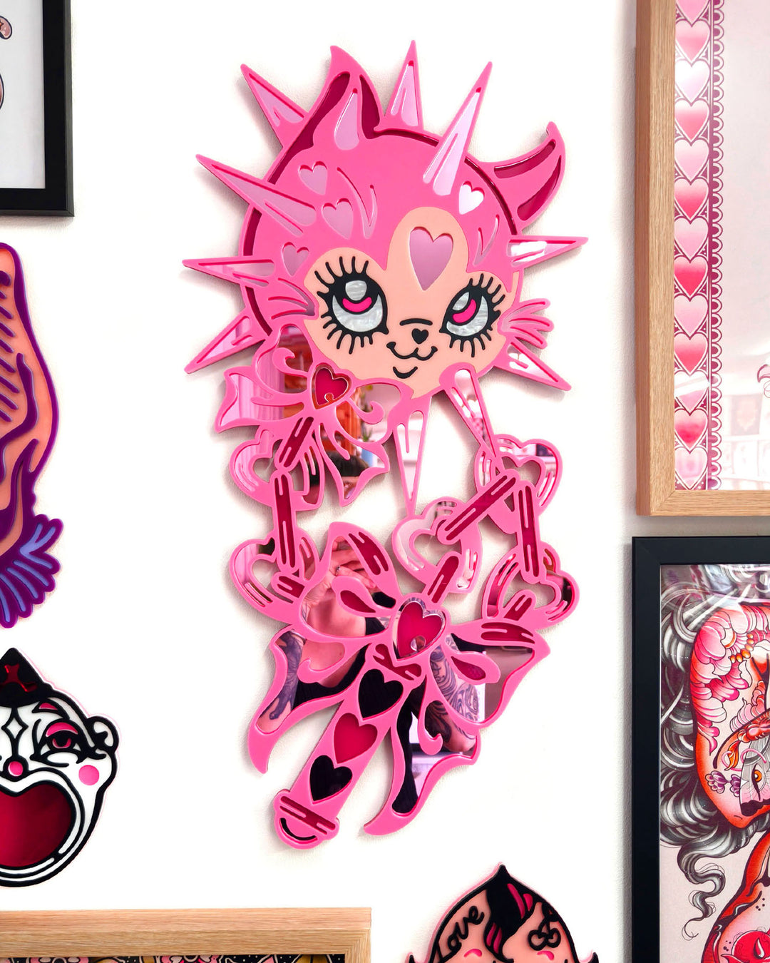 Kitten Flail - Wall Hanging - Large