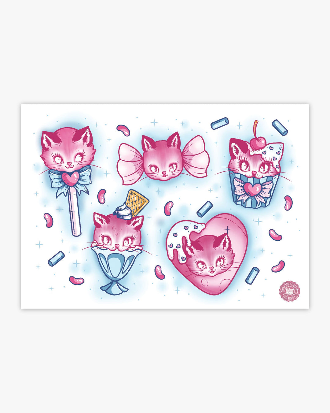 Kittens Print - Ella Mobbs