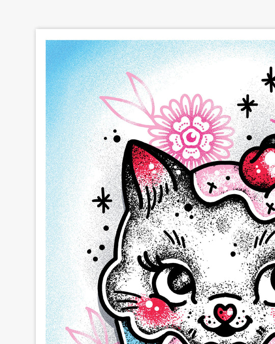 Kitty Cake Print - Ella Mobbs