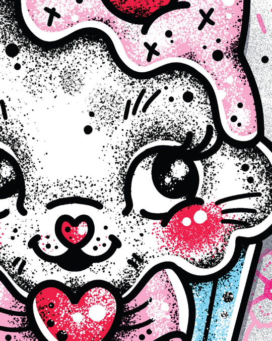 Kitty Cake Print - Ella Mobbs