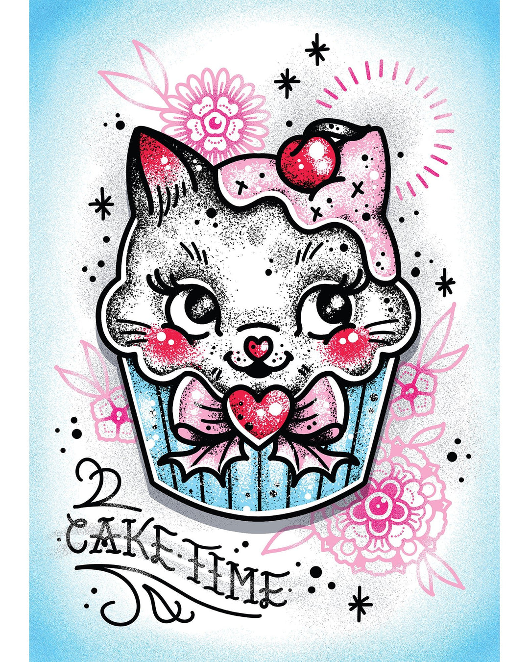 Kitty Cake Print - EllaMobbs