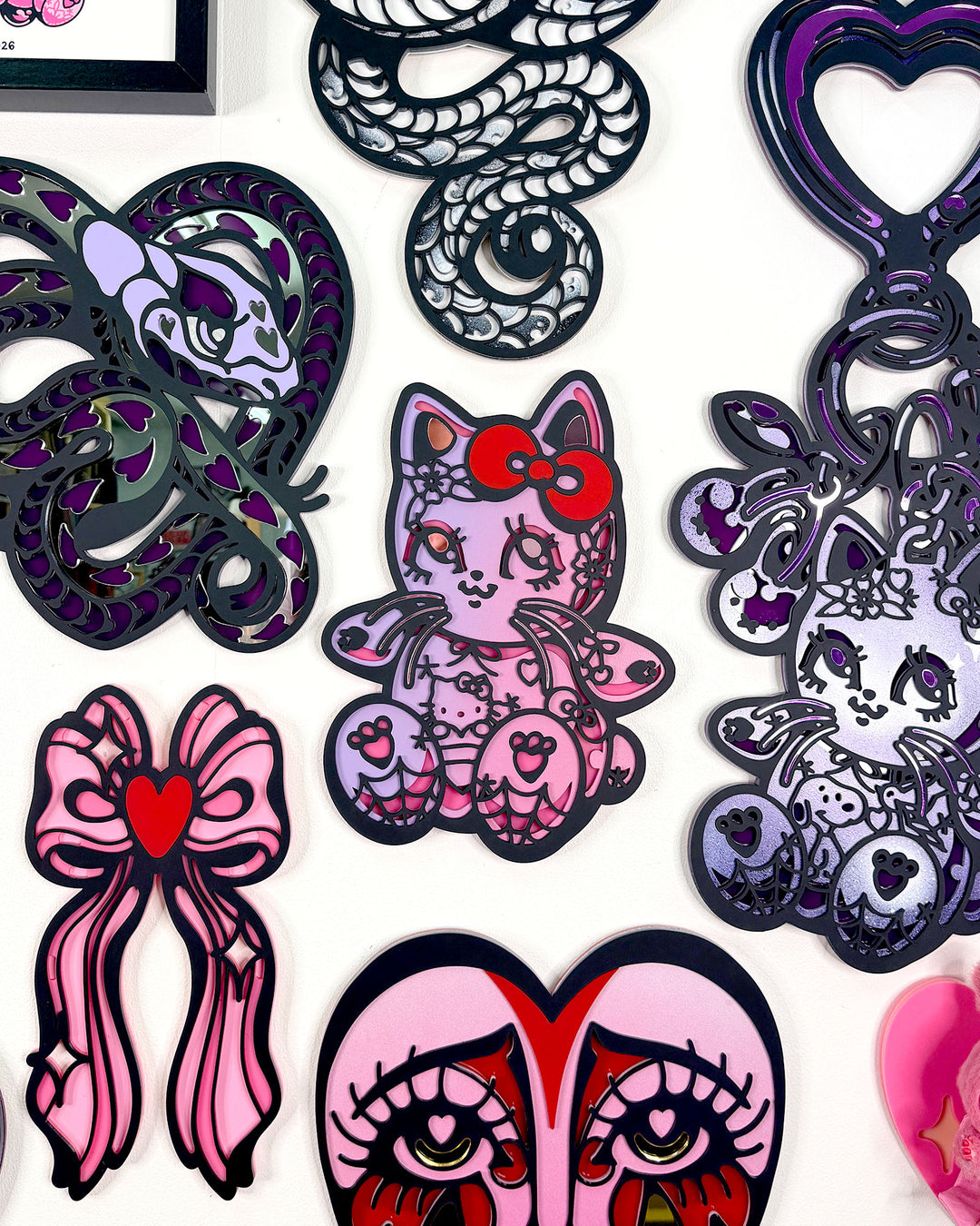 Kitty Charm 30cm/11.8" Painted 
