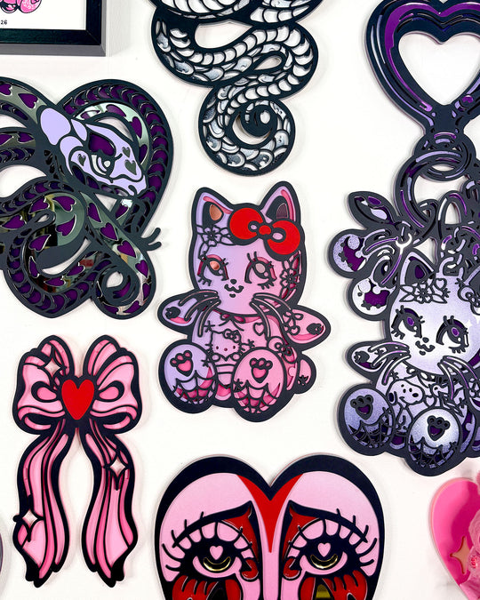 Kitty Charm 30cm/11.8" Painted 