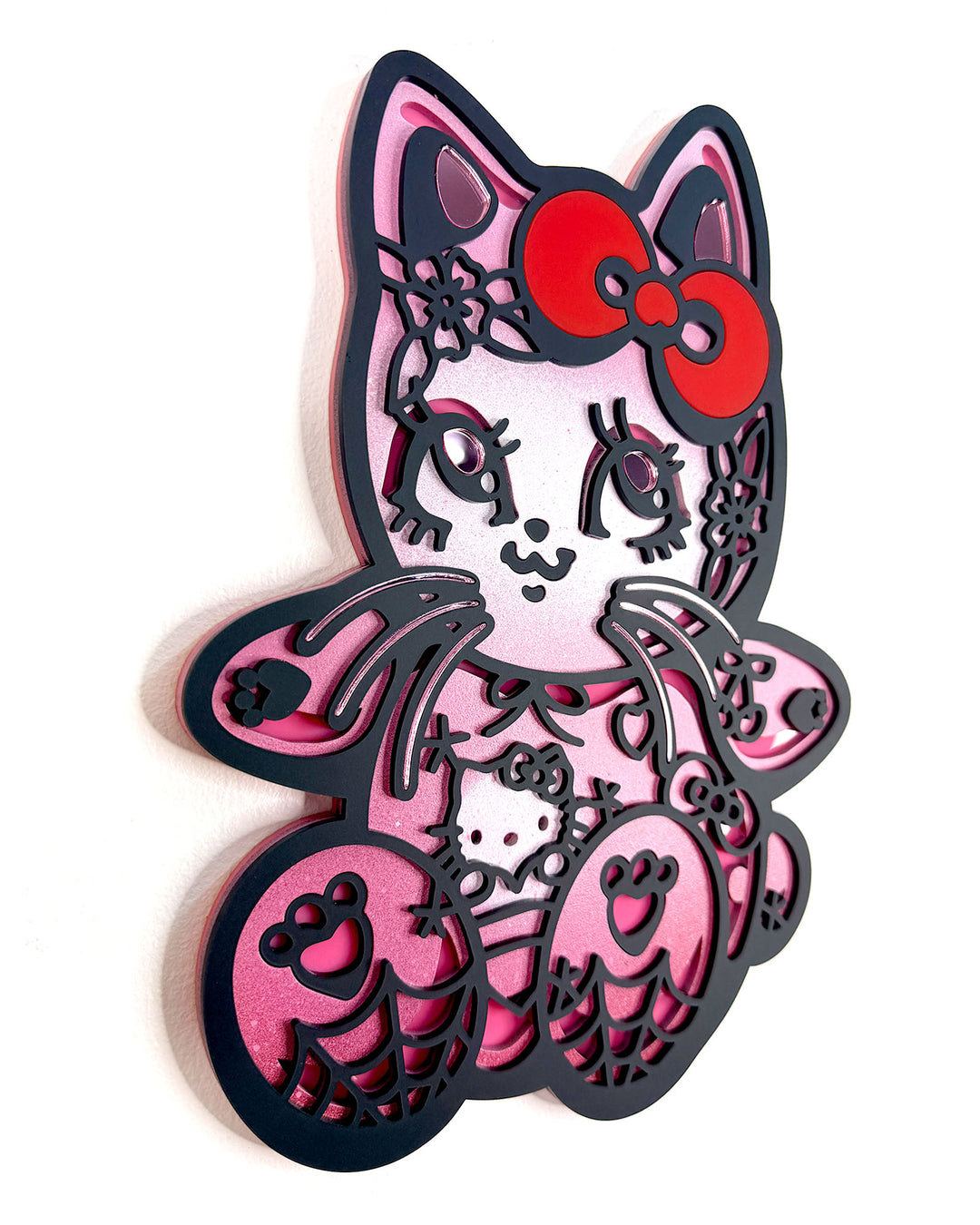 Kitty Charm 30cm/11.8" Painted 