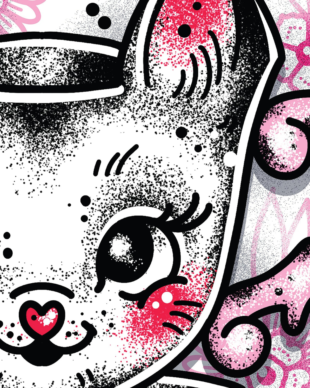 Kitty Teacup Print - Ella Mobbs