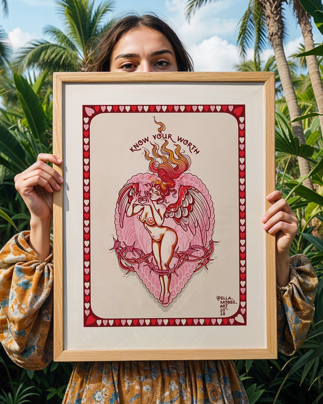 Know Your Worth Print - Ella Mobbs