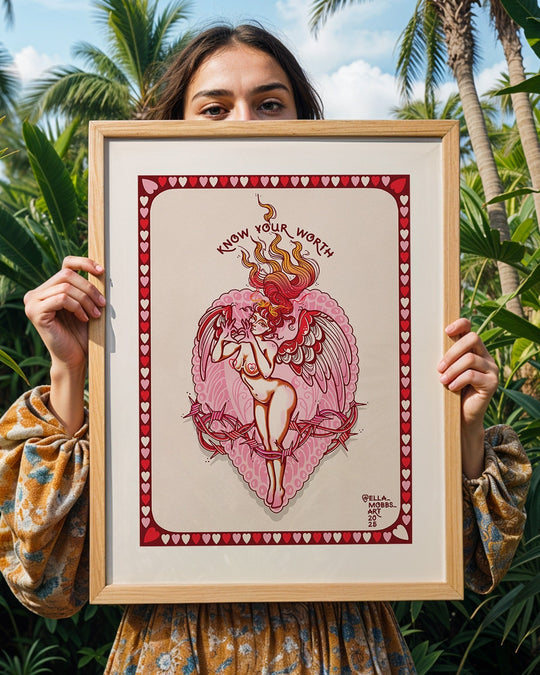 Know Your Worth Print - Ella Mobbs