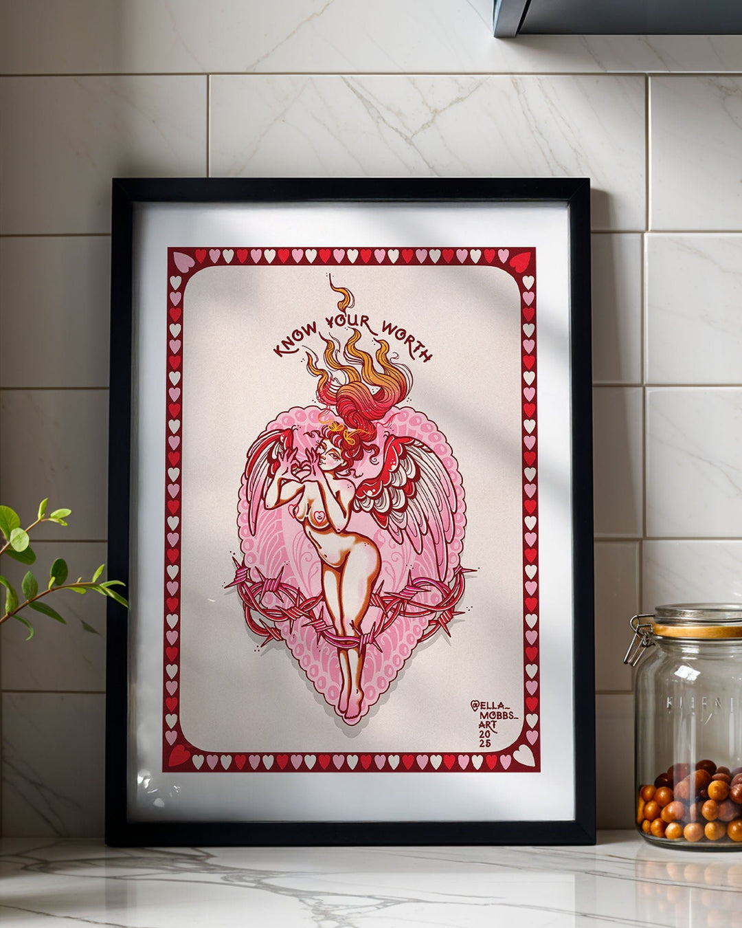 Know Your Worth Print - Ella Mobbs