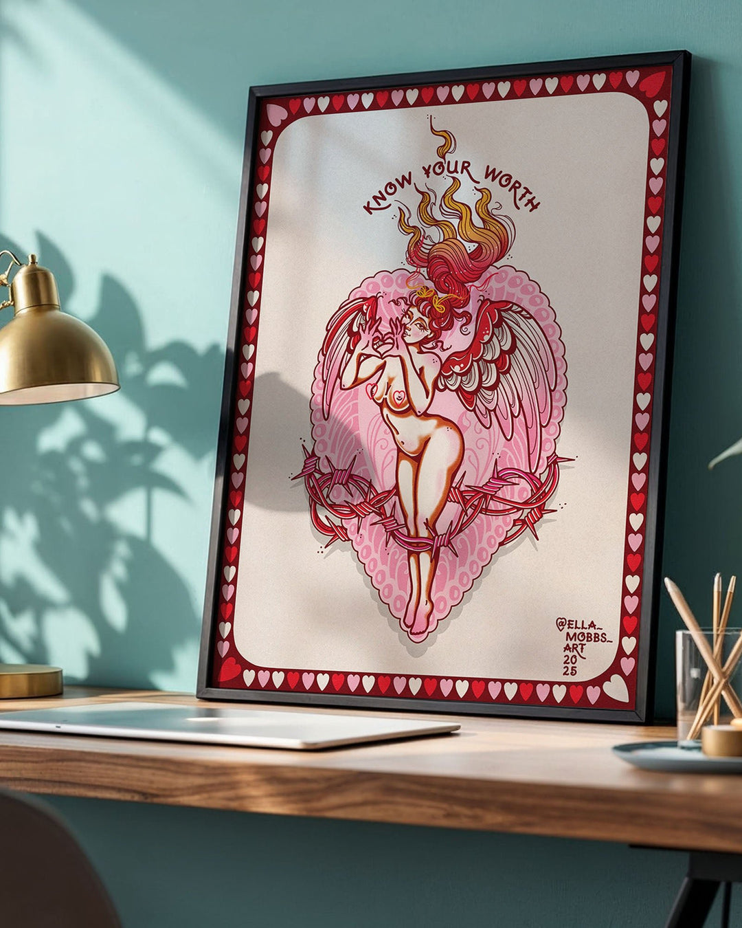 Know Your Worth Print - Ella Mobbs