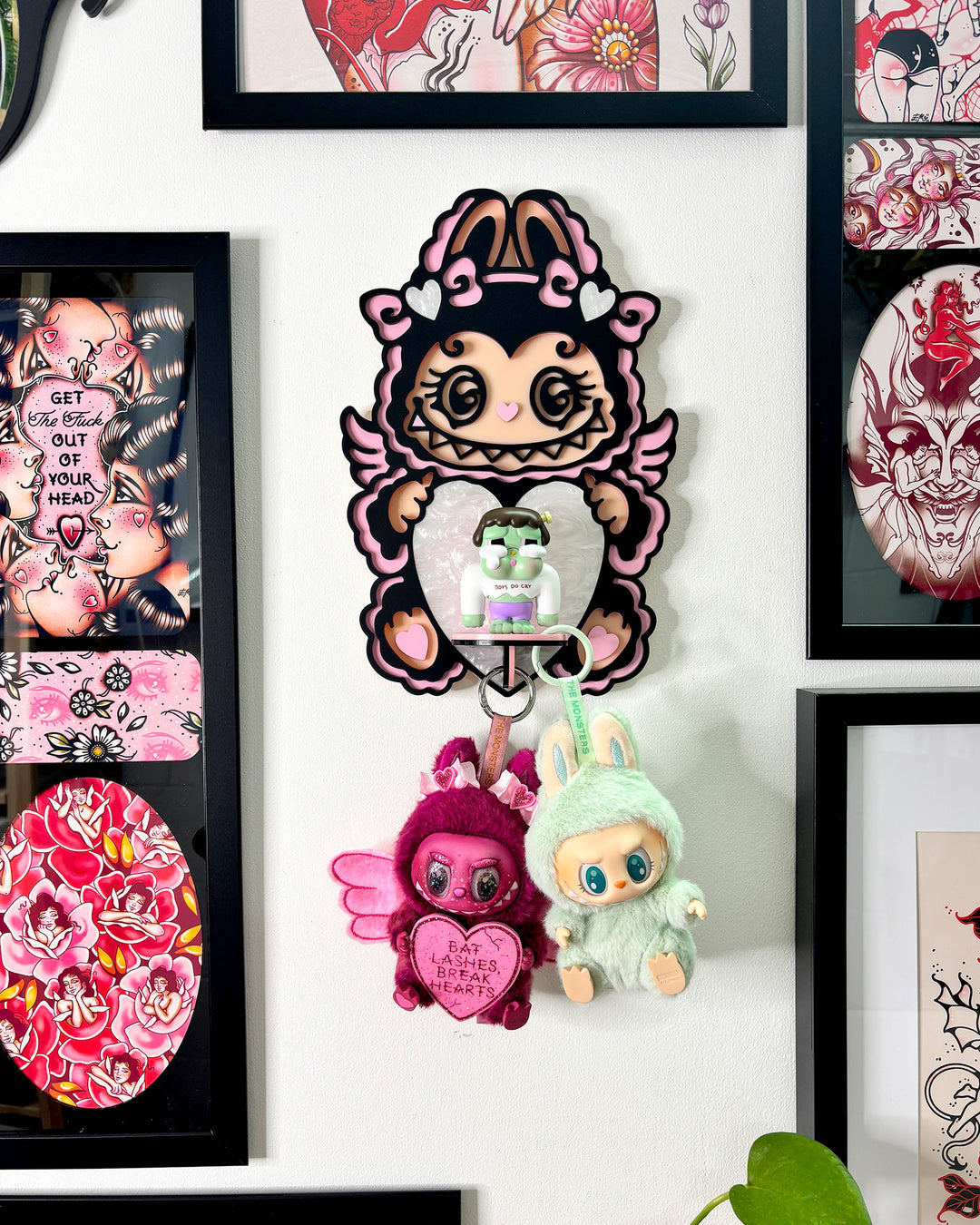 Small Labubu Shelf (Goth)