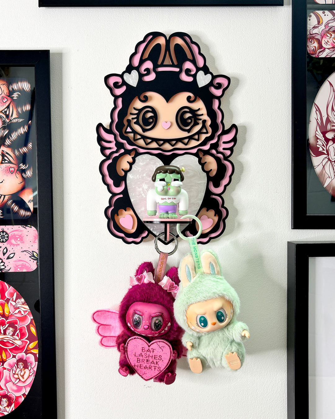 Small Labubu Shelf (Goth)