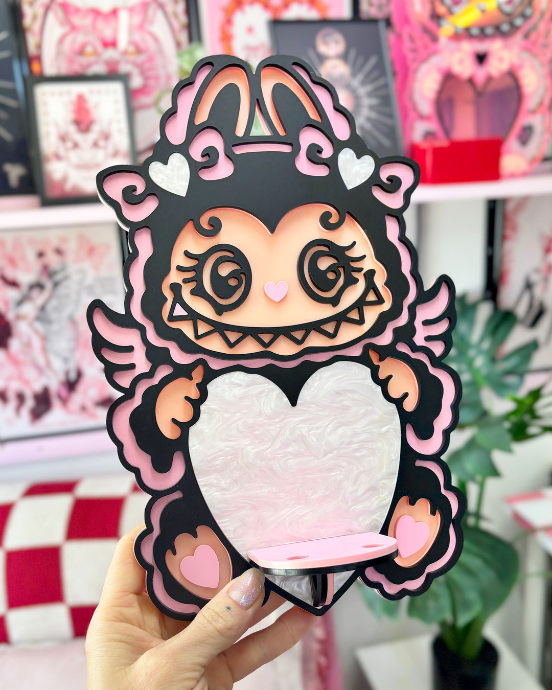 Small Labubu Shelf (Goth)