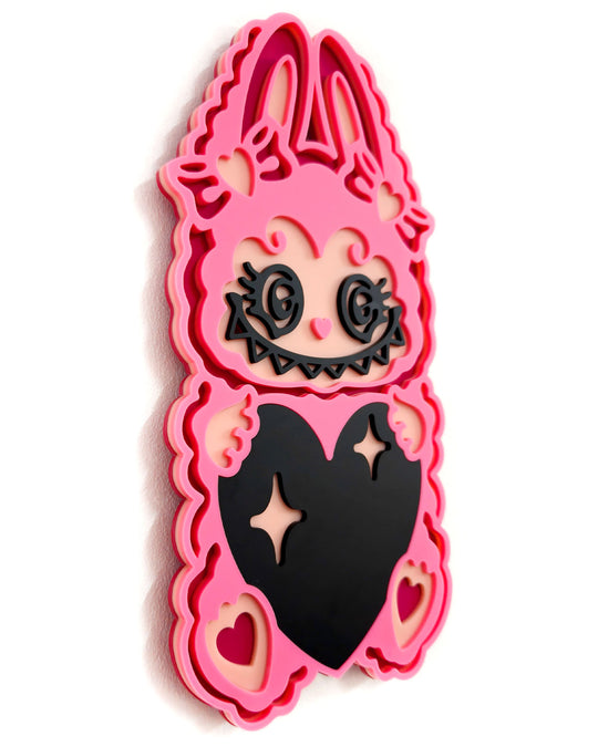 Heart Labubu Wall Hanging