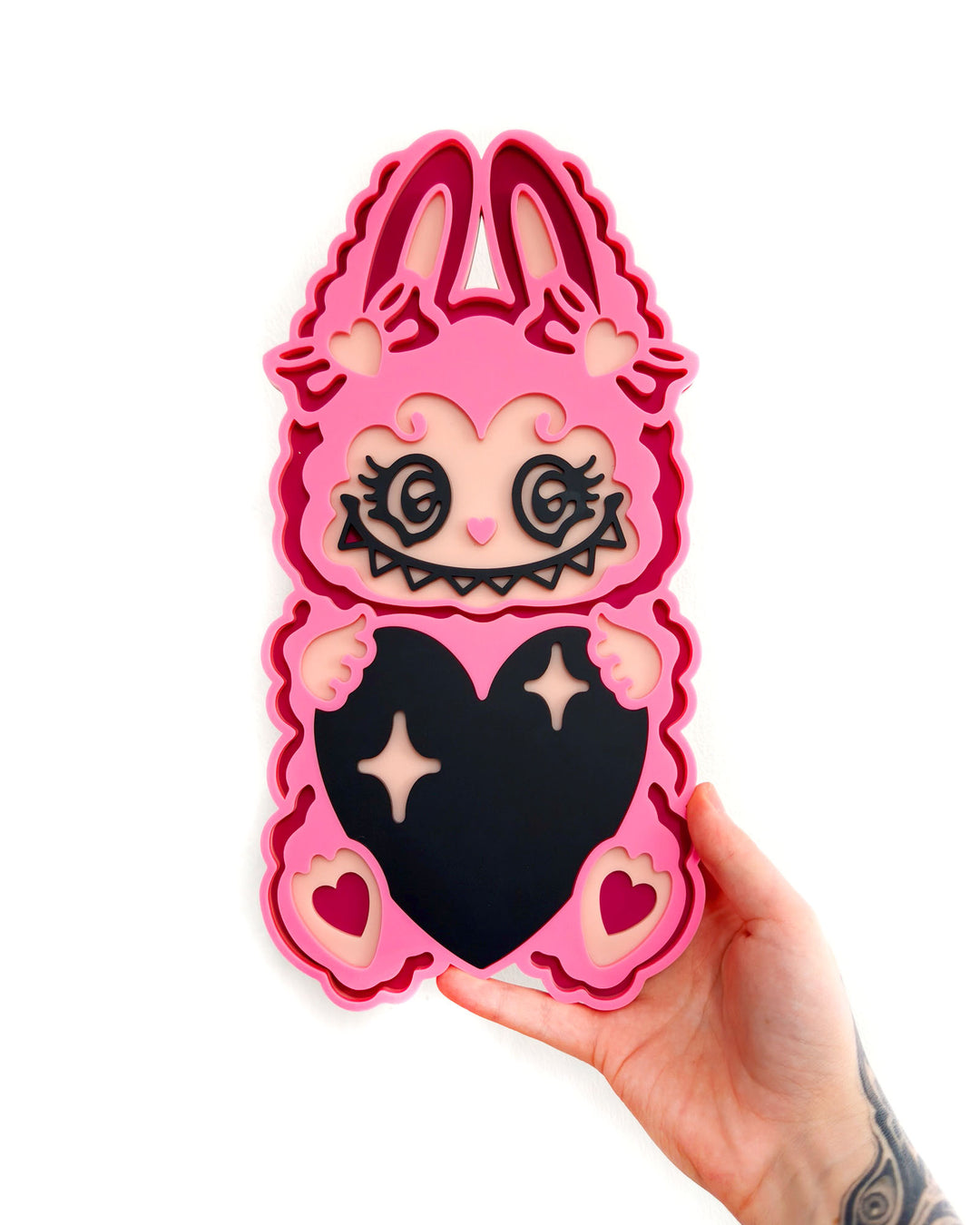 Heart Labubu Wall Hanging