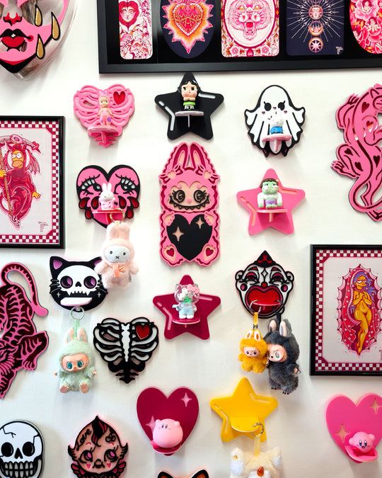 Heart Labubu Wall Hanging