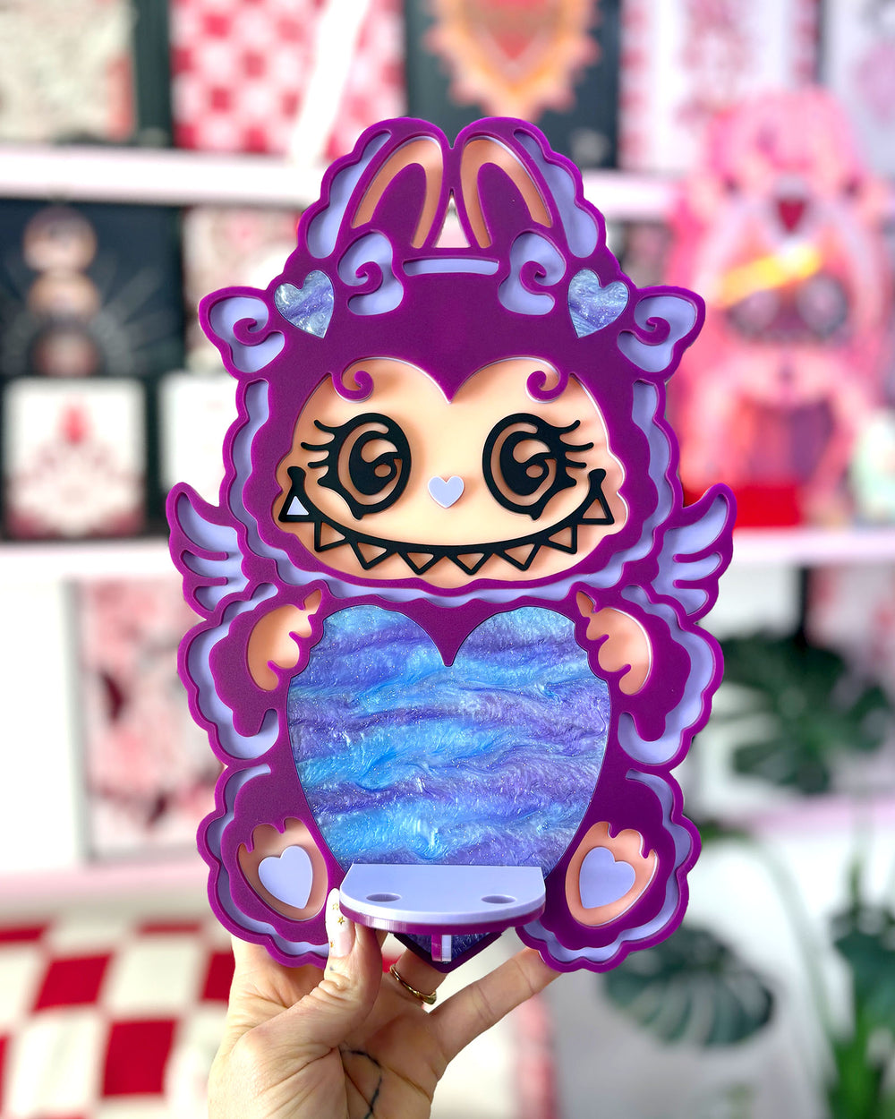 Labubu Shelf (Purple)