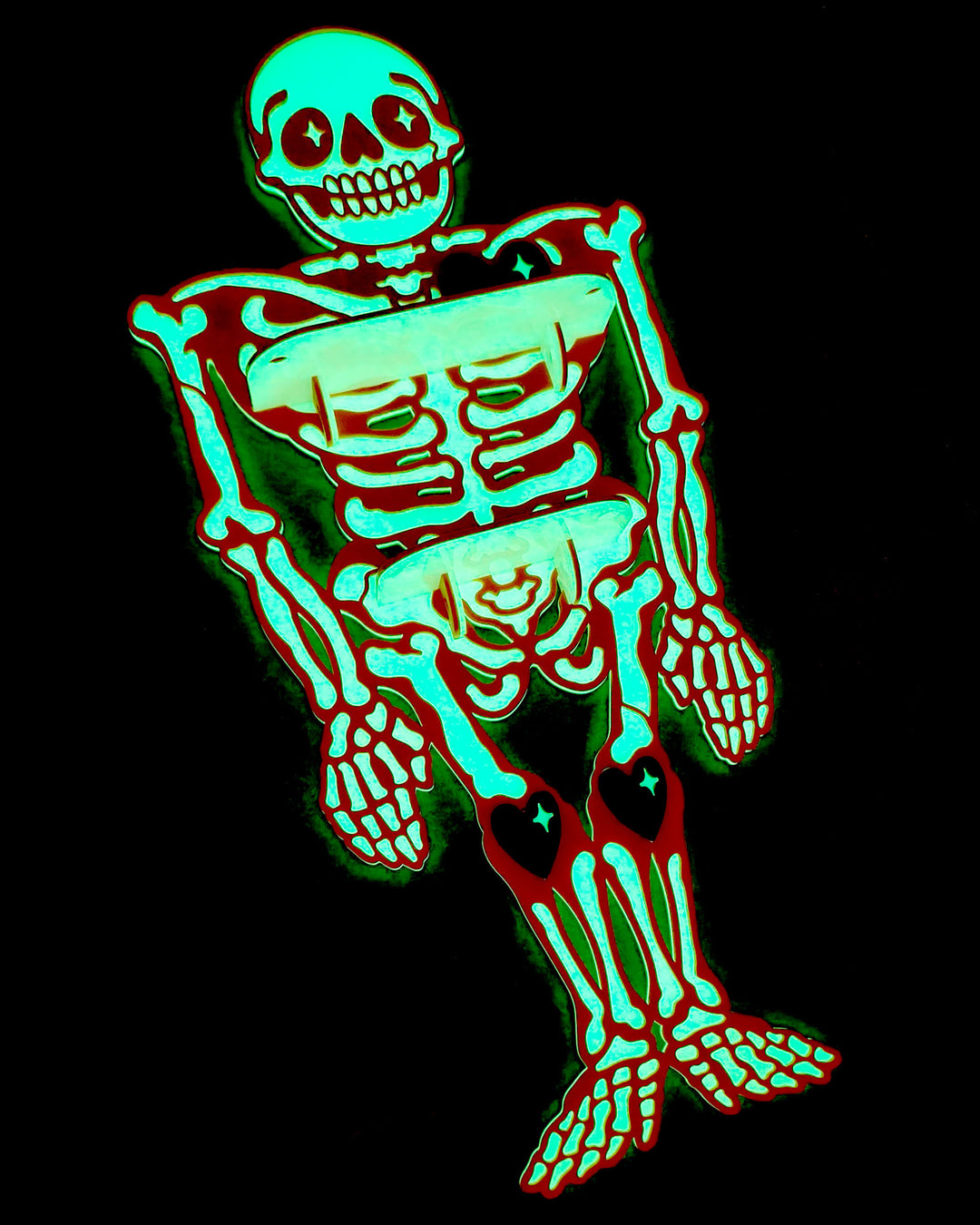 Skeleton Multi-Shelf (Glow in Dark)