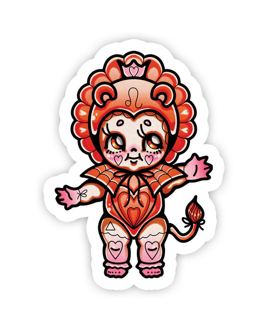 Leo Sticker - Ella Mobbs