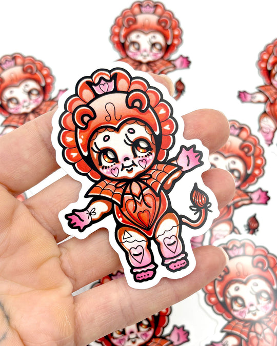 Leo Sticker - Ella Mobbs