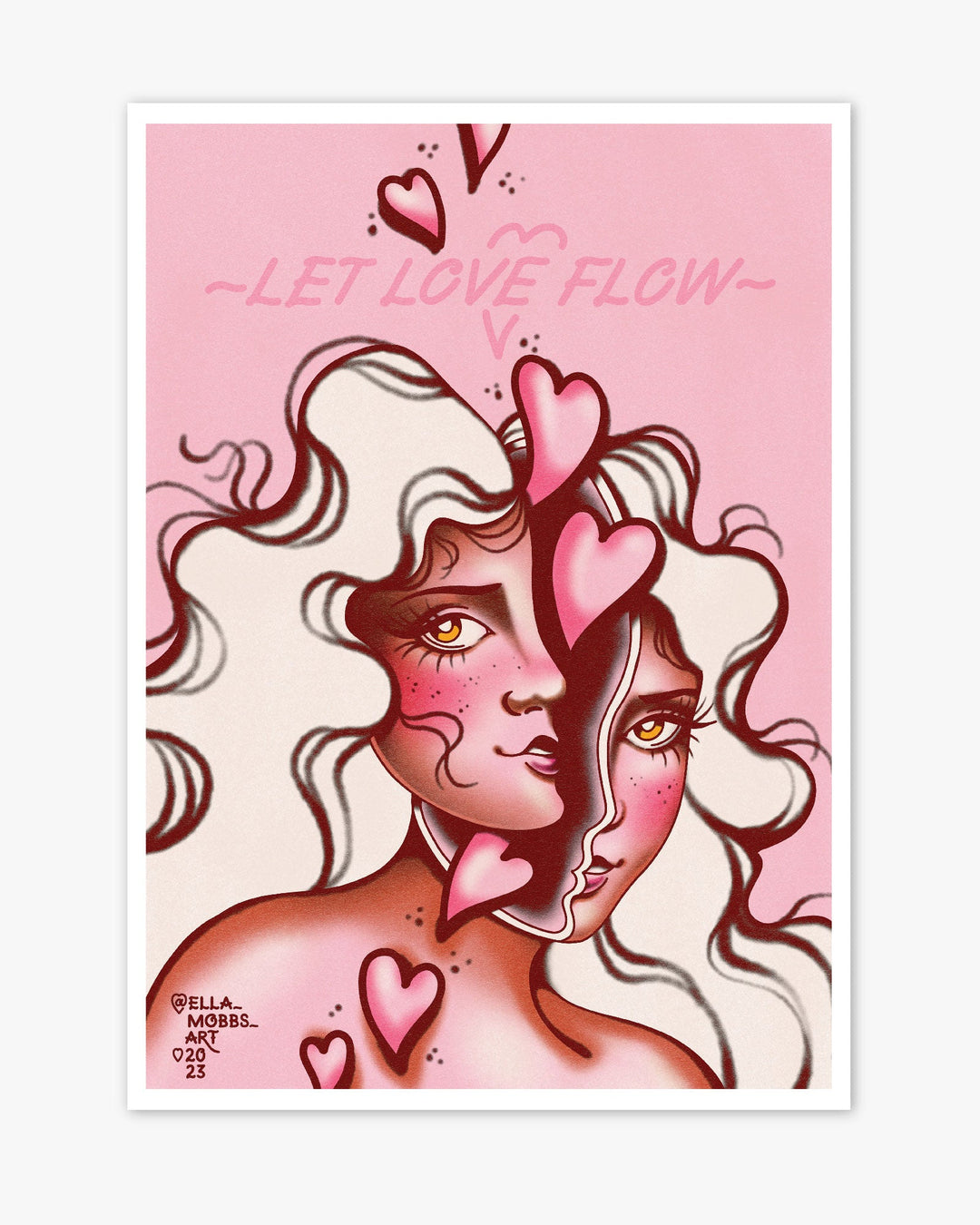 Let Love Flow Print - Ella Mobbs