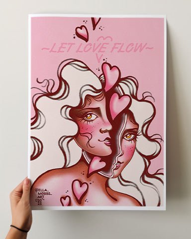 Let Love Flow Print - Ella Mobbs
