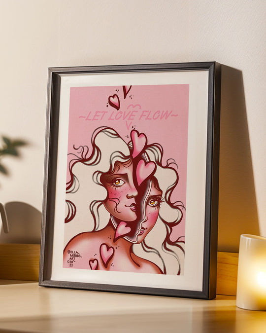 Let Love Flow Print - Ella Mobbs