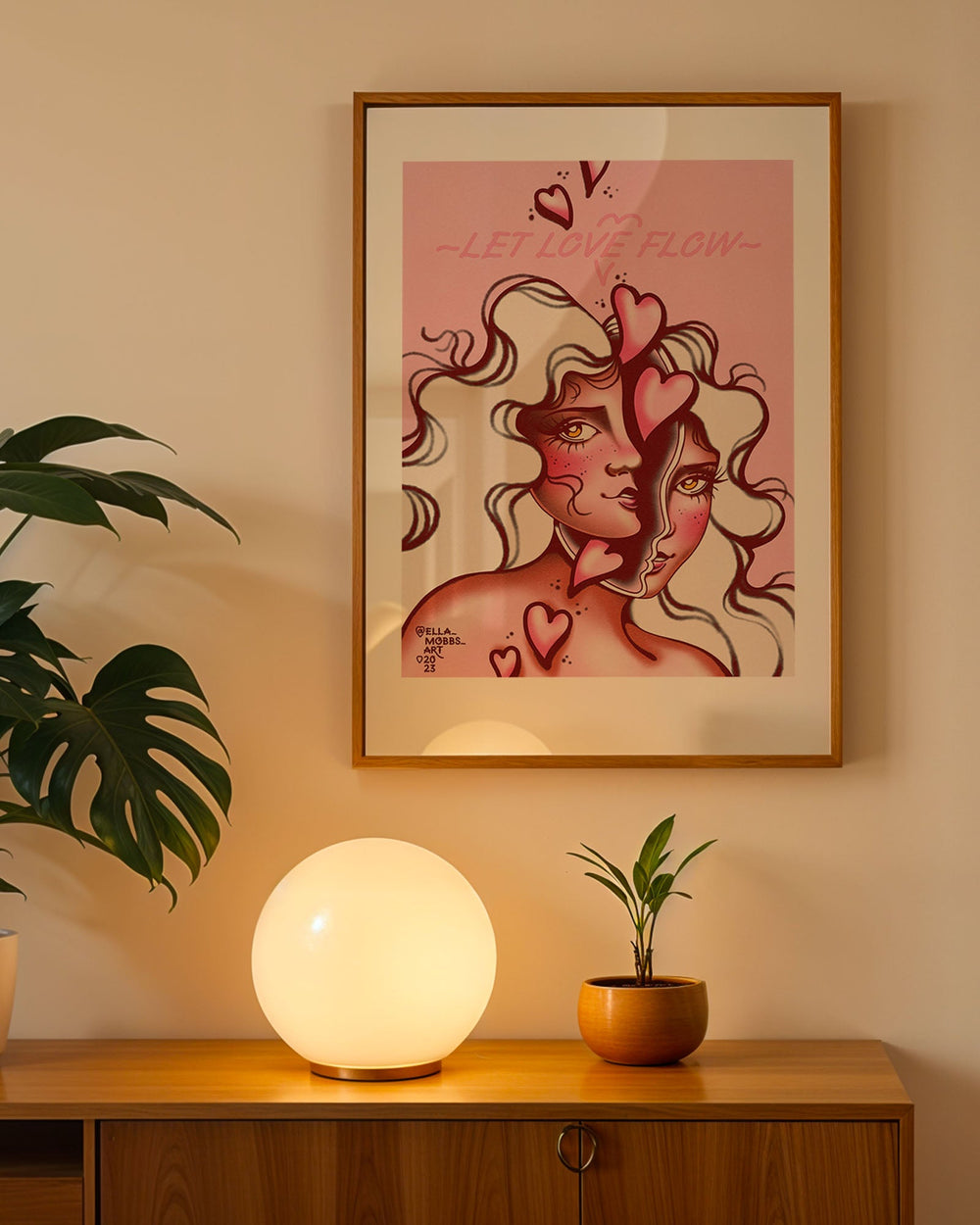 Let Love Flow Print - Ella Mobbs