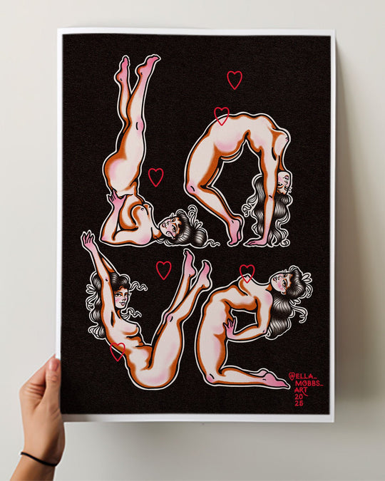 Love Acro Ladies Print - Ella Mobbs