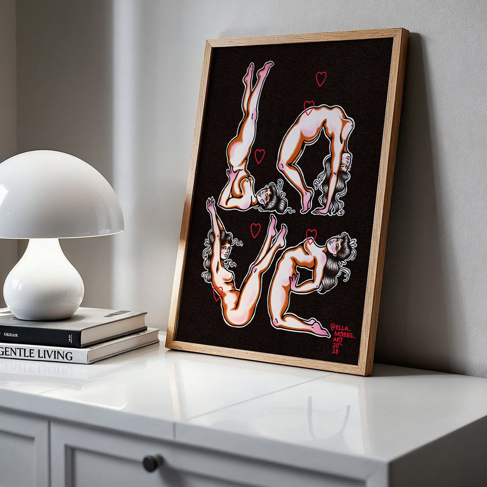 Love Acro Ladies Print - Ella Mobbs