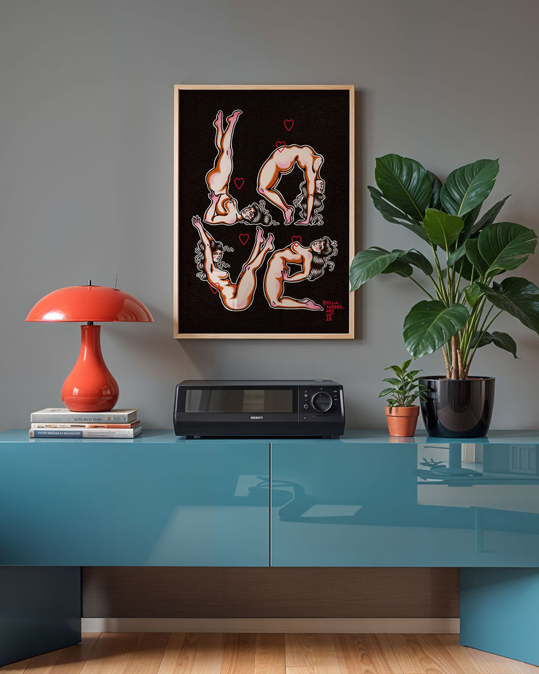 Love Acro Ladies Print - Ella Mobbs