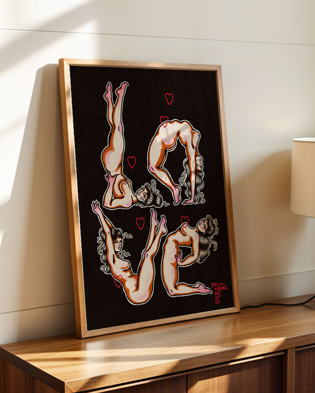 Love Acro Ladies Print - Ella Mobbs