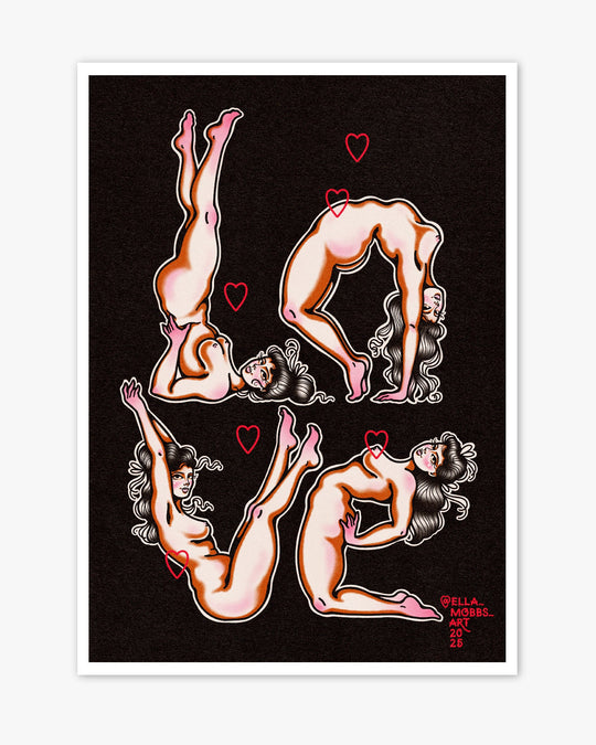 Love Acro Ladies Print - Ella Mobbs