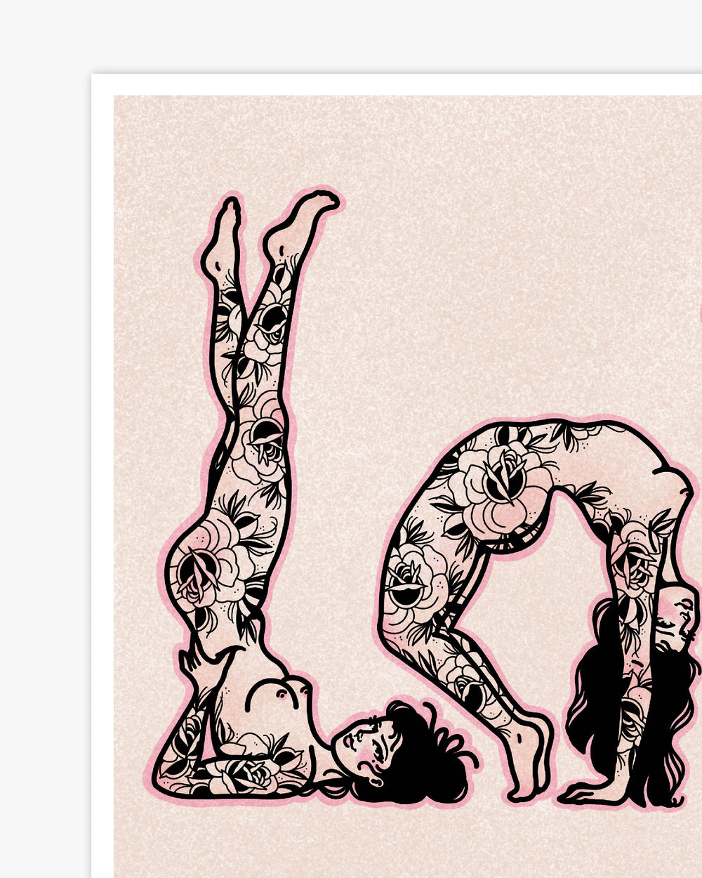 Love Acro Yoga Ladies Print
