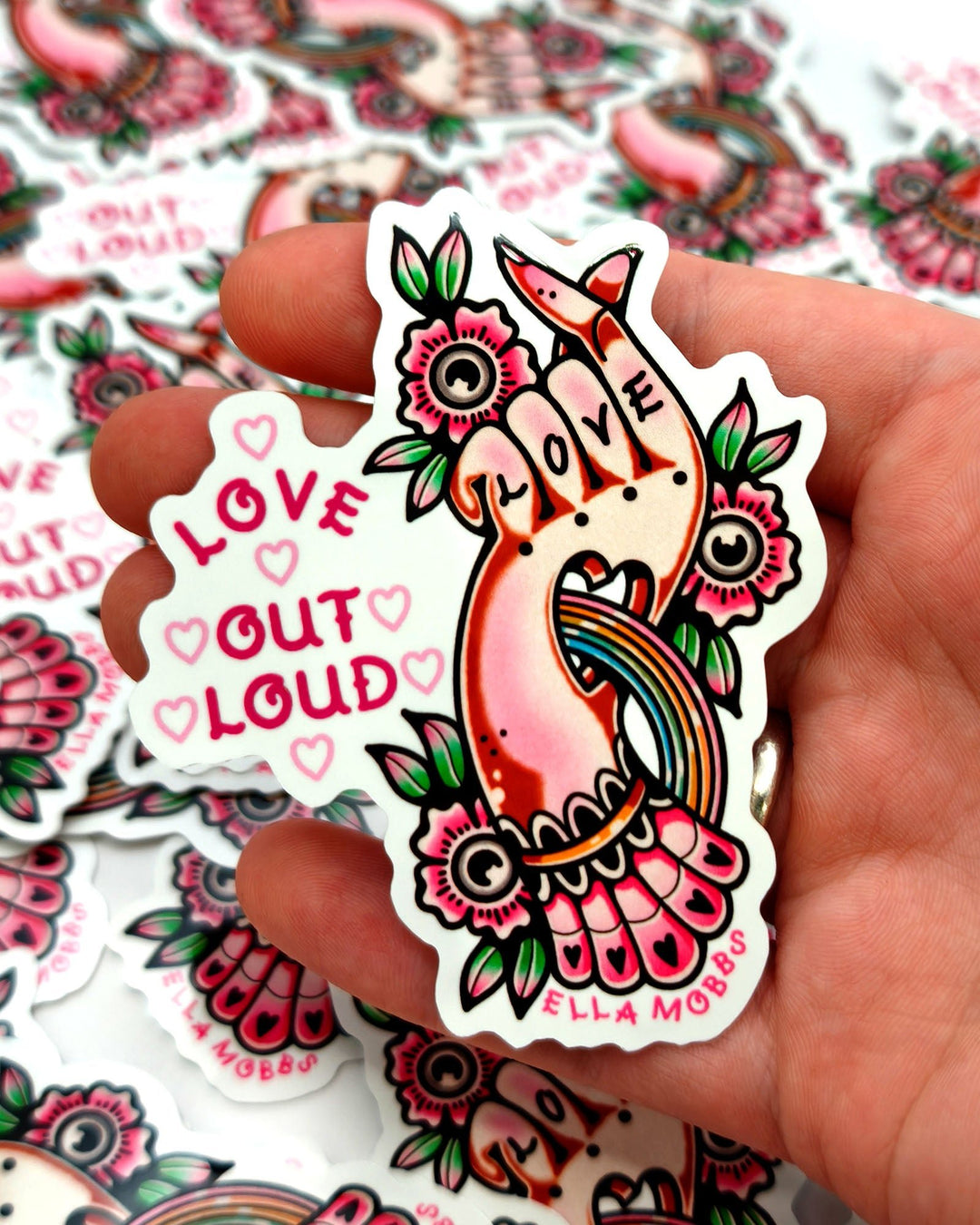 Love Loudly Sticker - Ella Mobbs