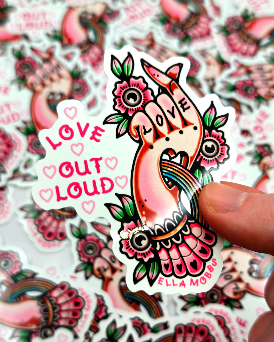 Love Loudly Sticker