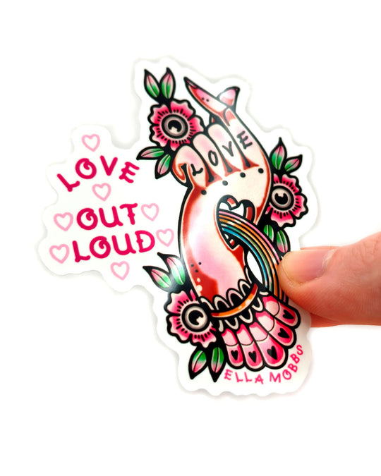 Love Loudly Sticker - Ella Mobbs