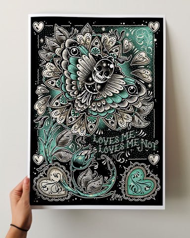 Loves Me Print - Ella Mobbs