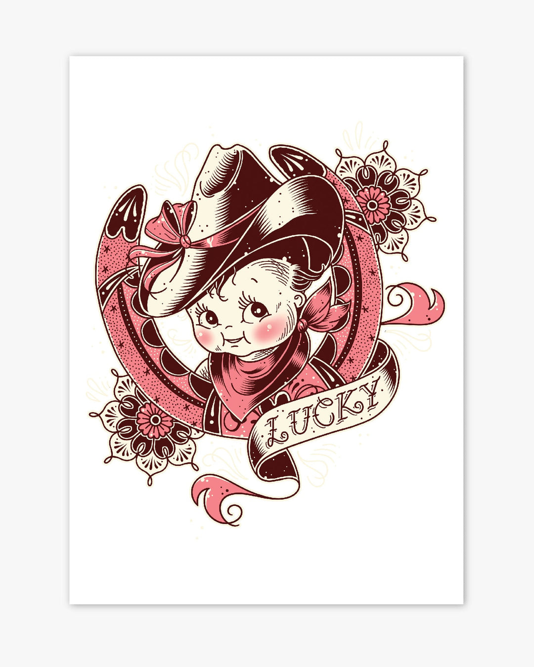 Lucky Kewpie Print - Ella Mobbs