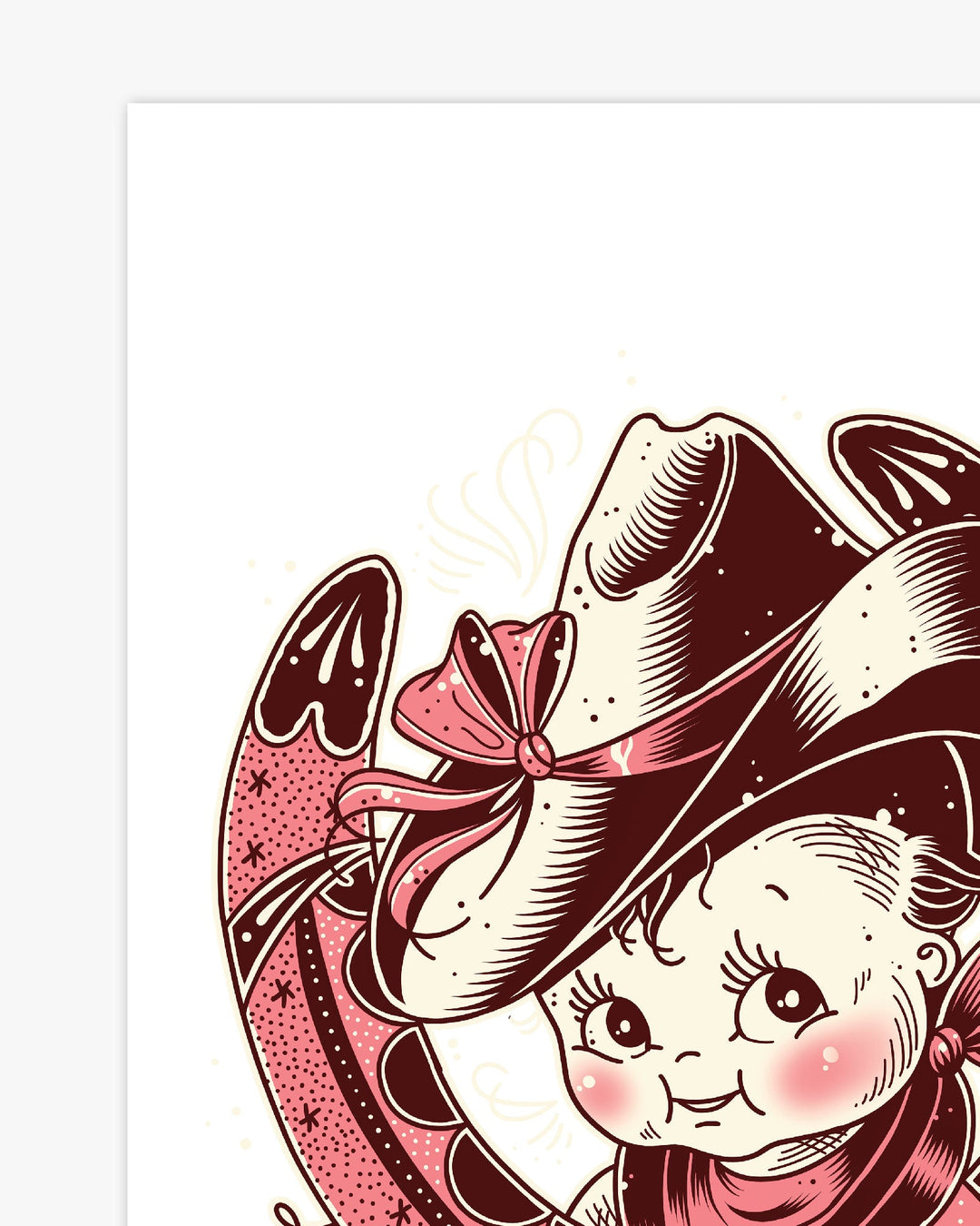 Lucky Kewpie Print - Ella Mobbs