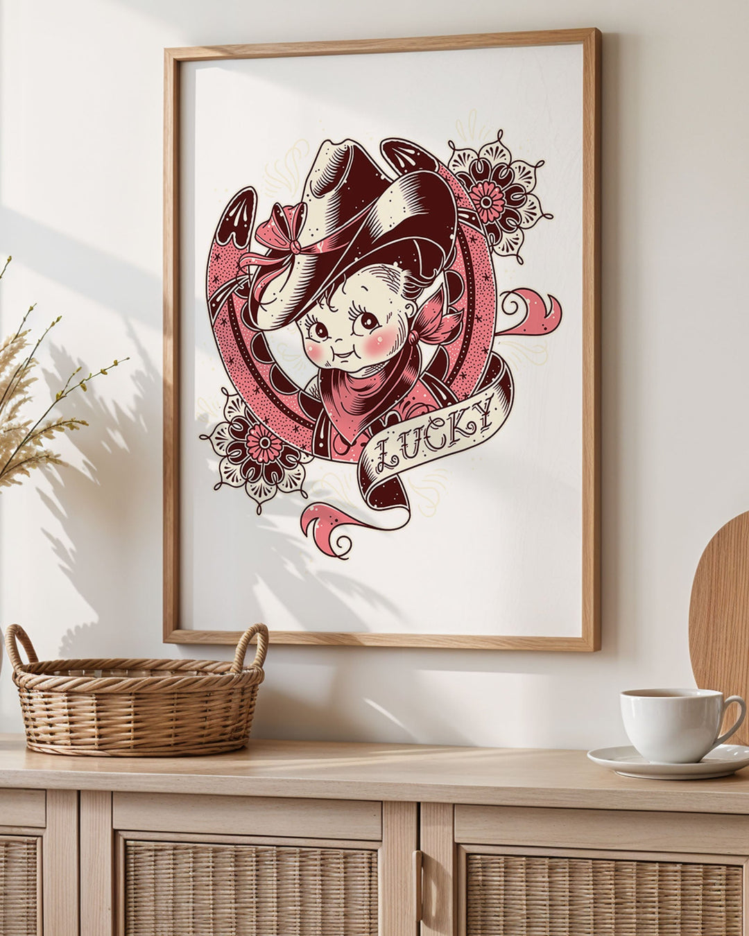 Lucky Kewpie Print - Ella Mobbs